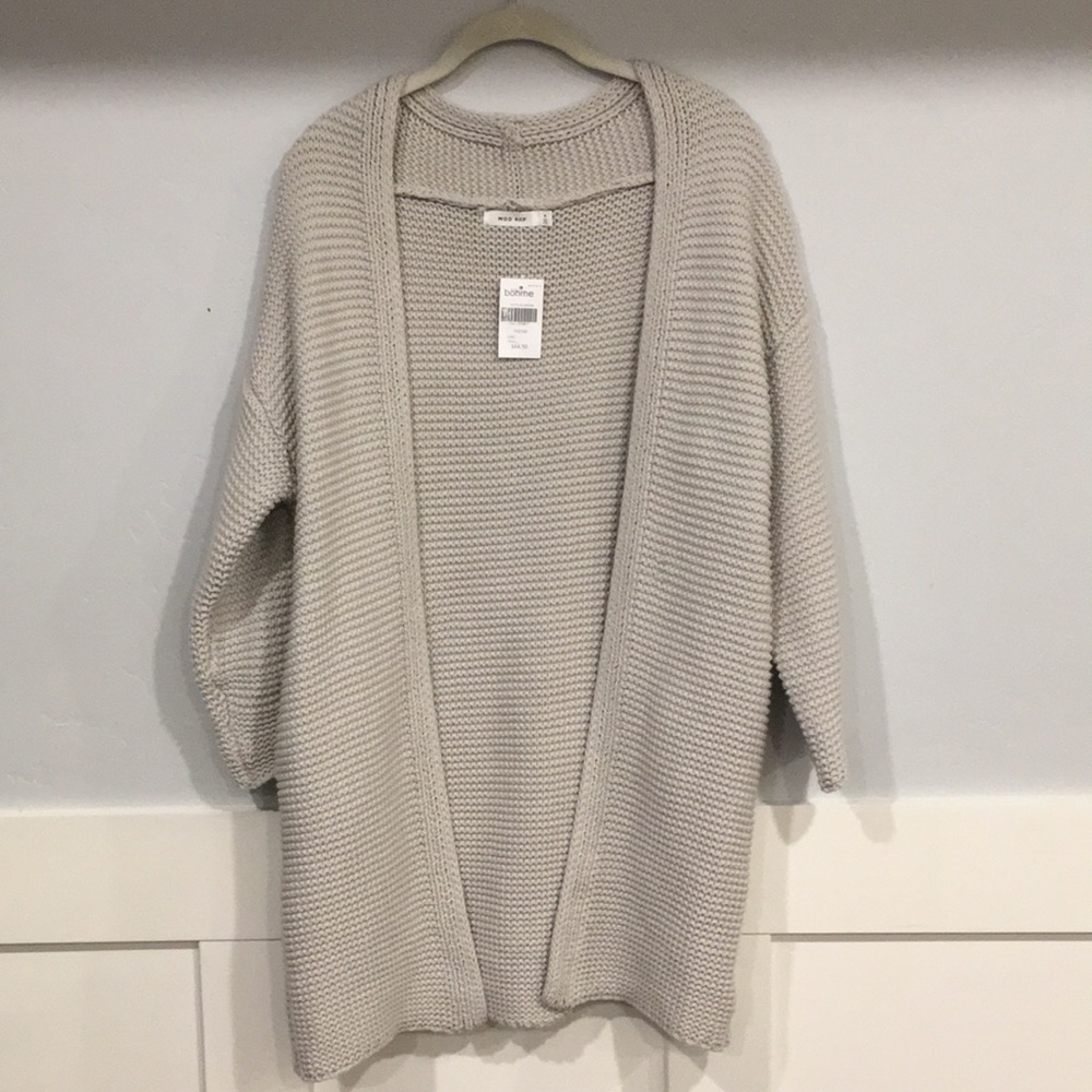 Grey Knit Delilah Cardigan